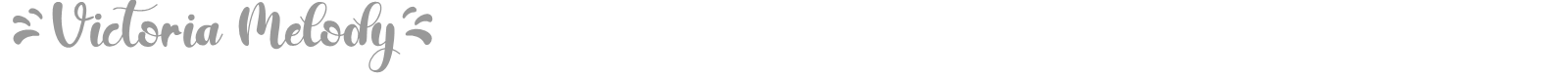 Victoria Melody font preview
